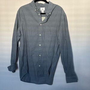 H&M Blue Casual Button Down Shirt